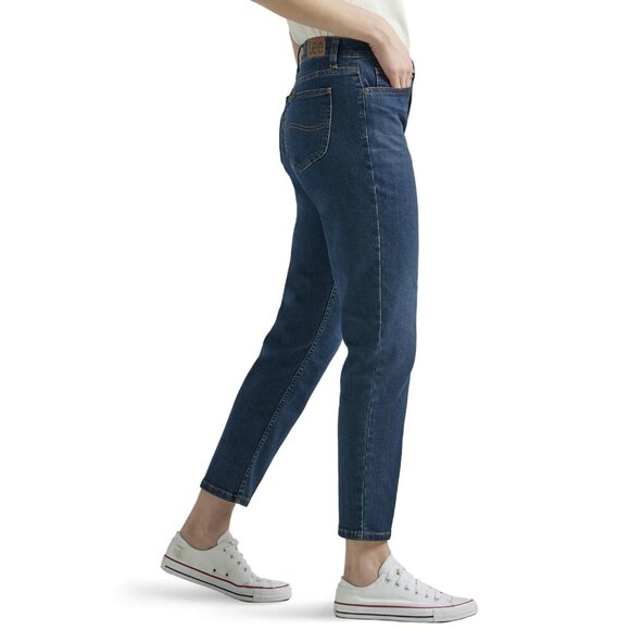 Lee Women's Heritage Mid Rise Slim Straight Jean, Size 16, 28" inseam, Regular - Picture 3 of 6